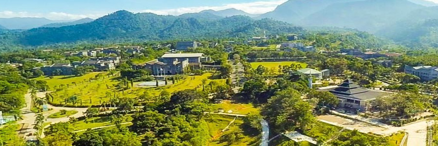 Kampus modern dengan area seluas 500 hektar